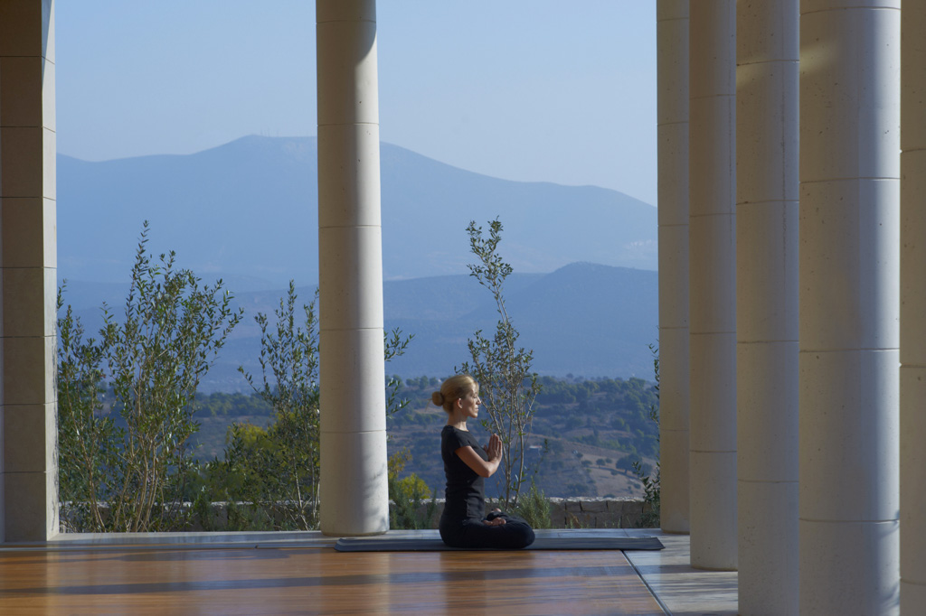 Amanzoe, Grèce - Pavillon pour le yoga Amanzoe, Grèce - Pavillon pour le yoga
