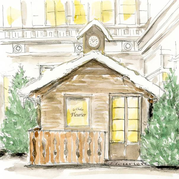 Comme chaque hiver, le Park Hyatt Paris-Vendôme installe un chalet sur sa terrasse. Comme chaque hiver, le Park Hyatt Paris-Vendôme installe un chalet sur sa terrasse.