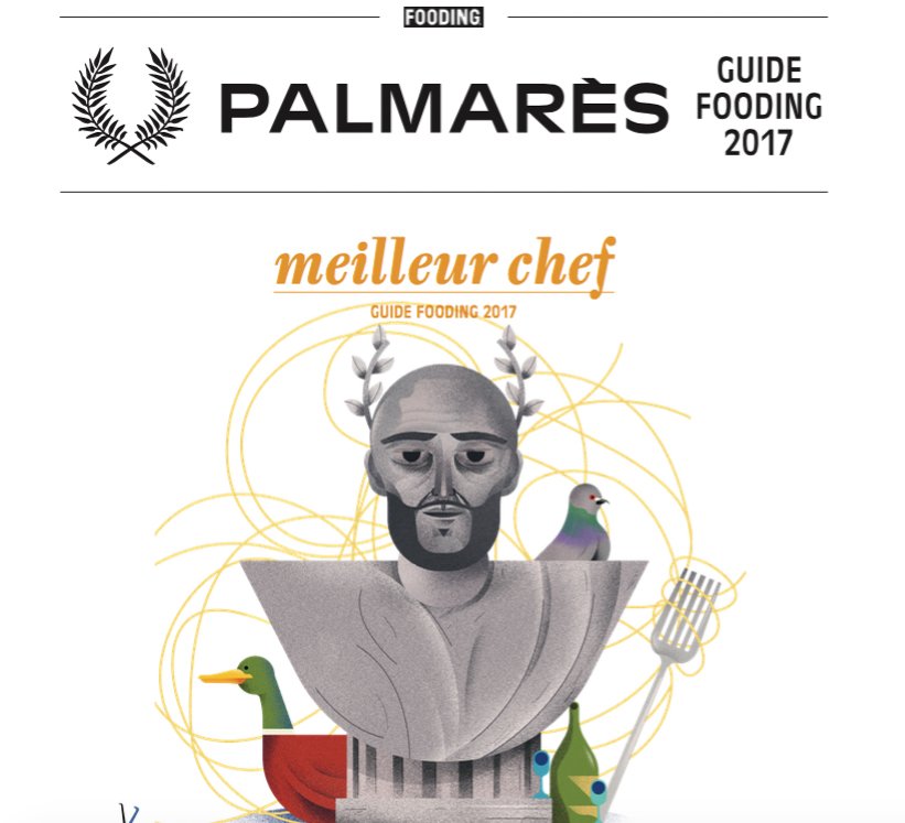 Le chef italien installé à Paris Giovanni Passerini est le "Meilleur Chef" du Fooding 2017 Le chef italien installé à Paris Giovanni Passerini est le "Meilleur Chef" du Fooding 2017