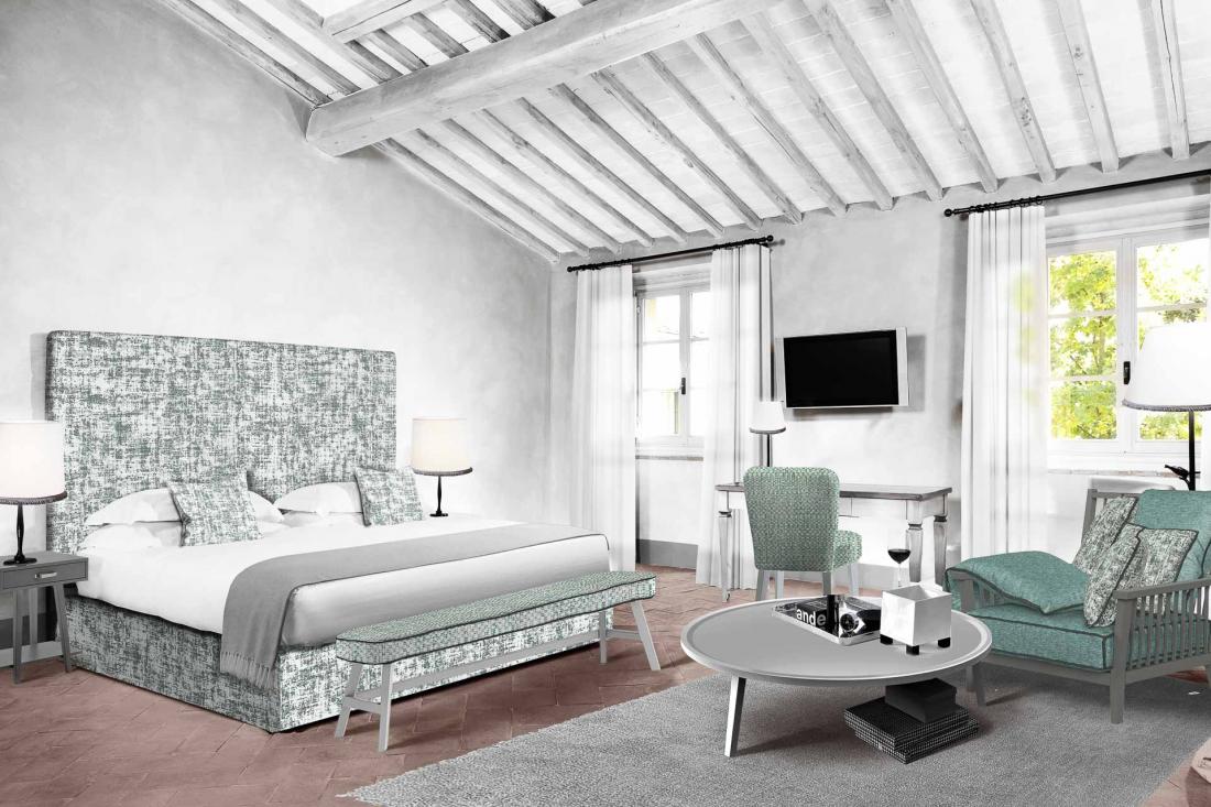 Six catégories de chambres sont disponibles, ici la deuxième, entre 36 et 50 m².