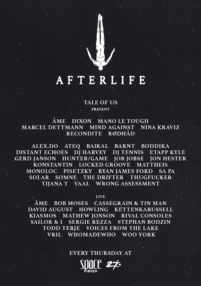 Afterlife Space Ibiza 2016