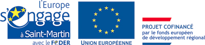 Logo FEDER UE - Saint-Martin