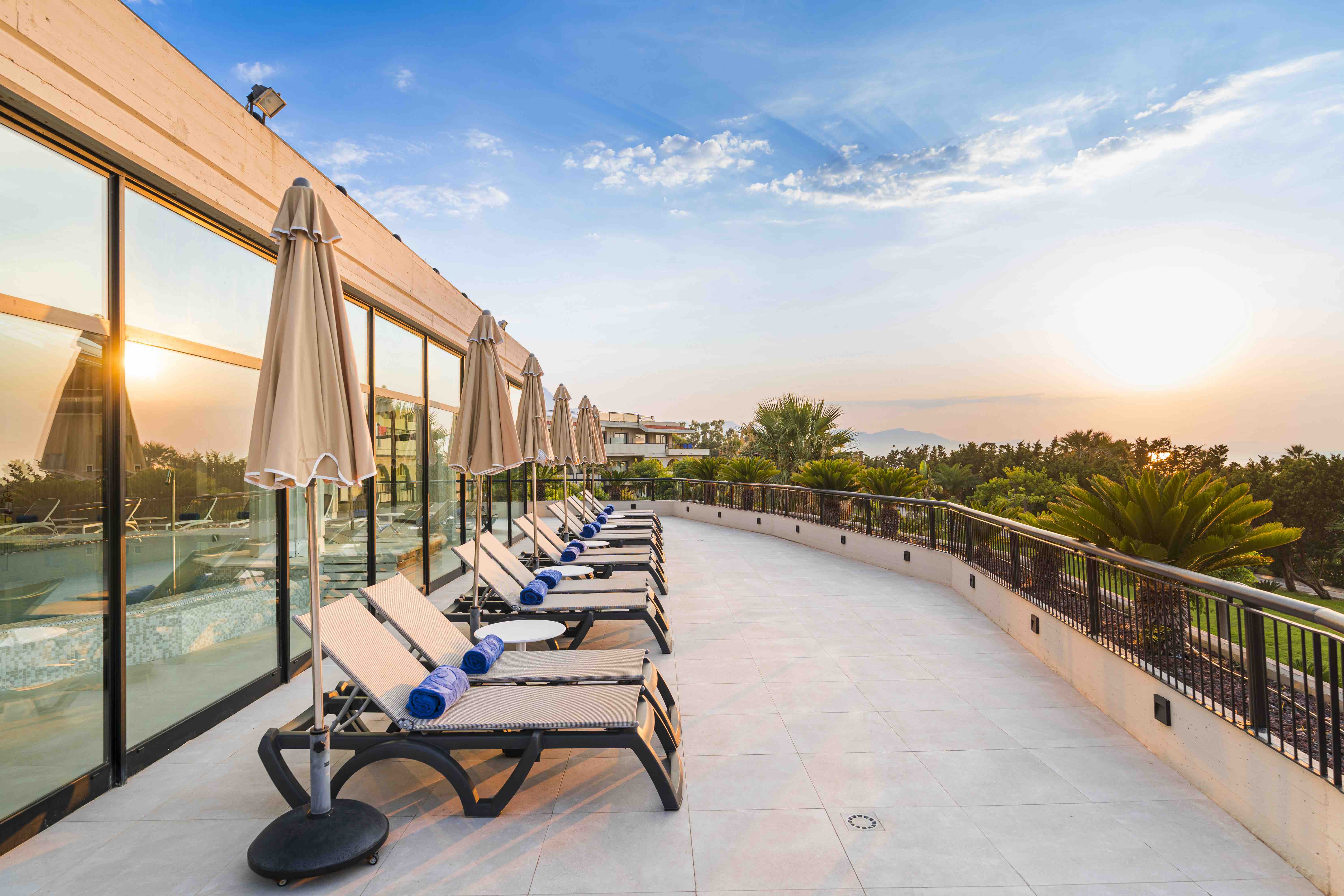 Terrasse du spa du Grand Palladium Sicilia © DR Terrasse du spa du Grand Palladium Sicilia © DR