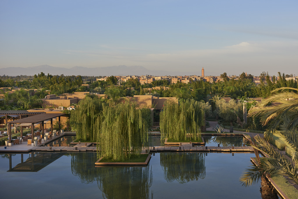 Le Mandarin Oriental Marrakech est au coeur d’un parc de 20 hectares