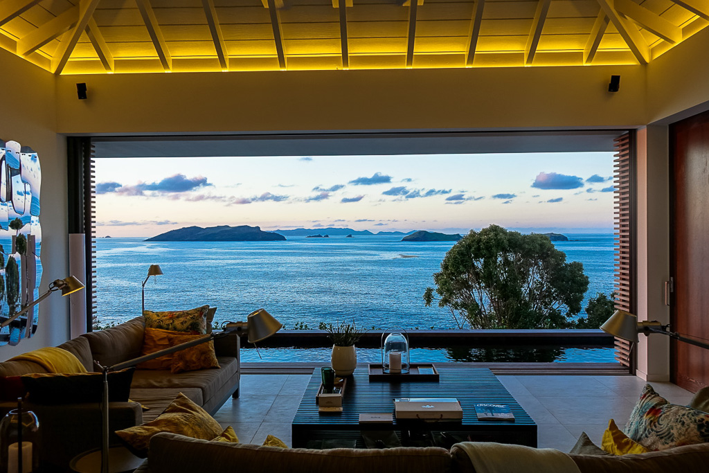 Villa BelAmour à Saint-Barth - Coucher de soleil depuis la villa