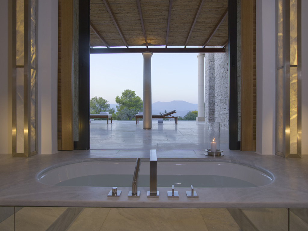 Amanzoe, Grèce - Salle de bain