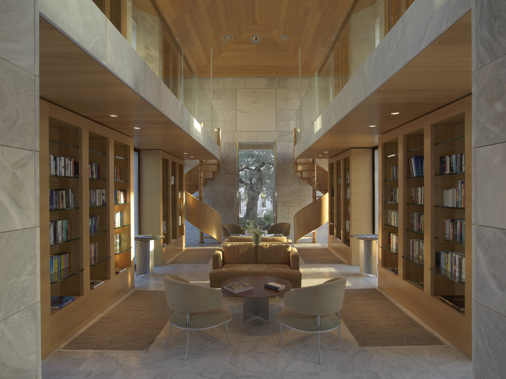 Amanzoe, Grèce - Bibliothèque