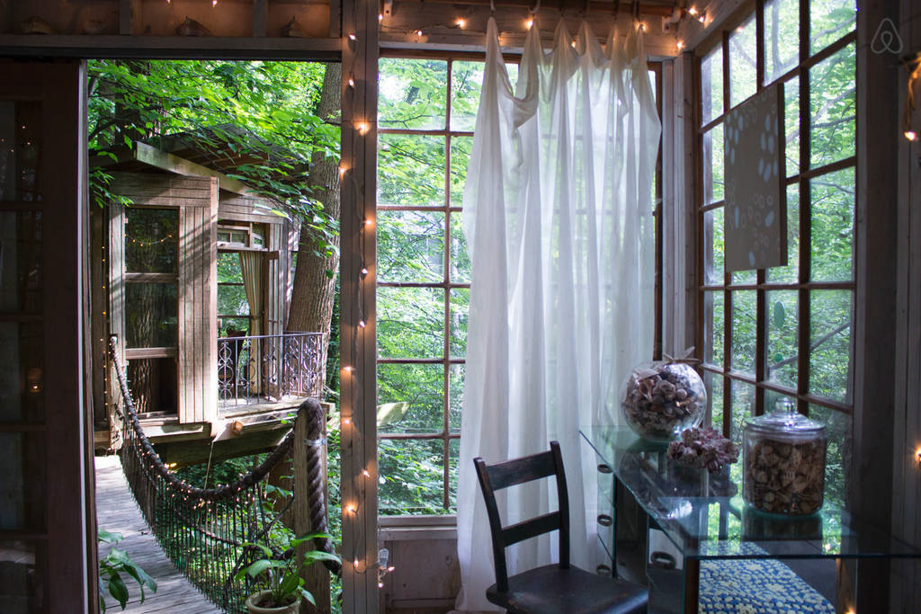 Treehouse Atlanta - Chambre de la cabane perchée