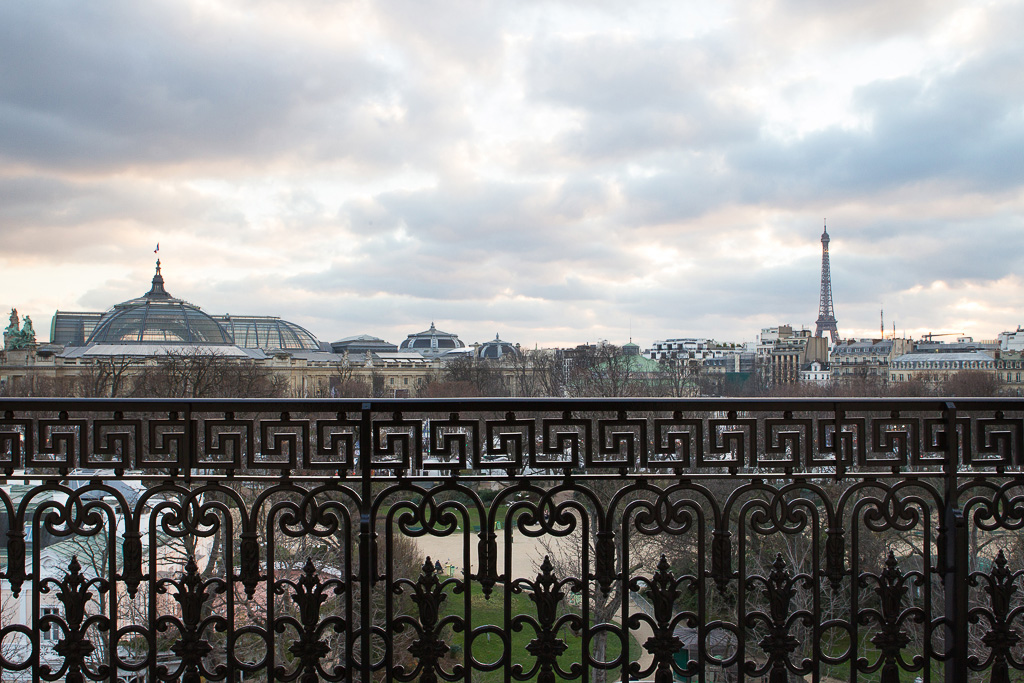 La Réserve Paris - Vue sur le Grand Palais et Paris