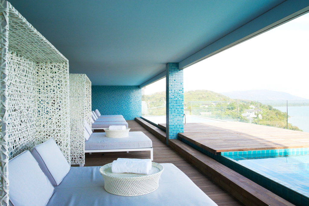 Villas Point Yamu by COMO à Phuket - Spa avec vue