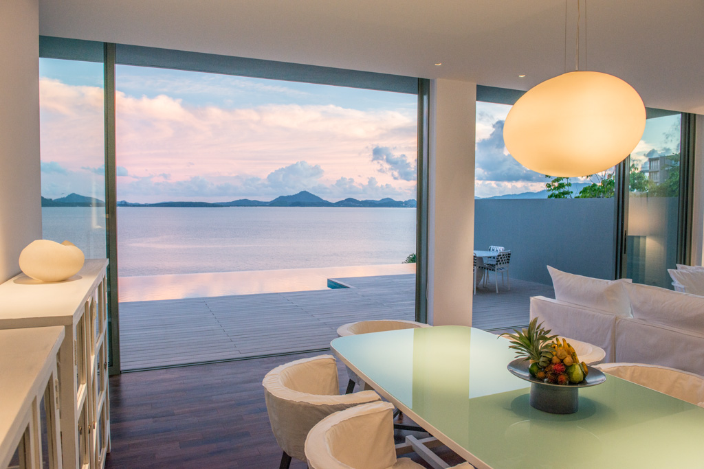 Villas Point Yamu by COMO à Phuket - Salle à manger avec vue