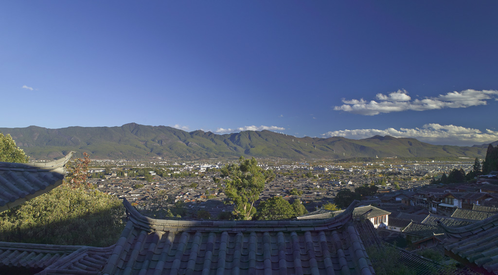 Amandayan (Lijiang, Chine) - Vue sur la ville historique de Lijiang