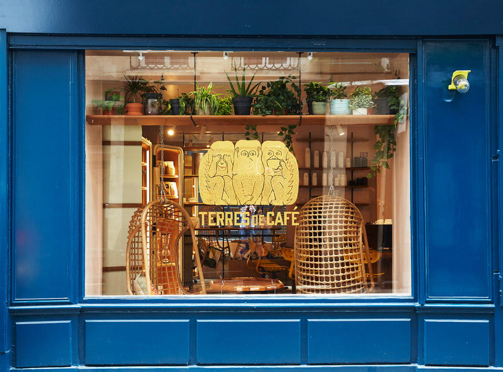 Terres de Café Marais Paris façade