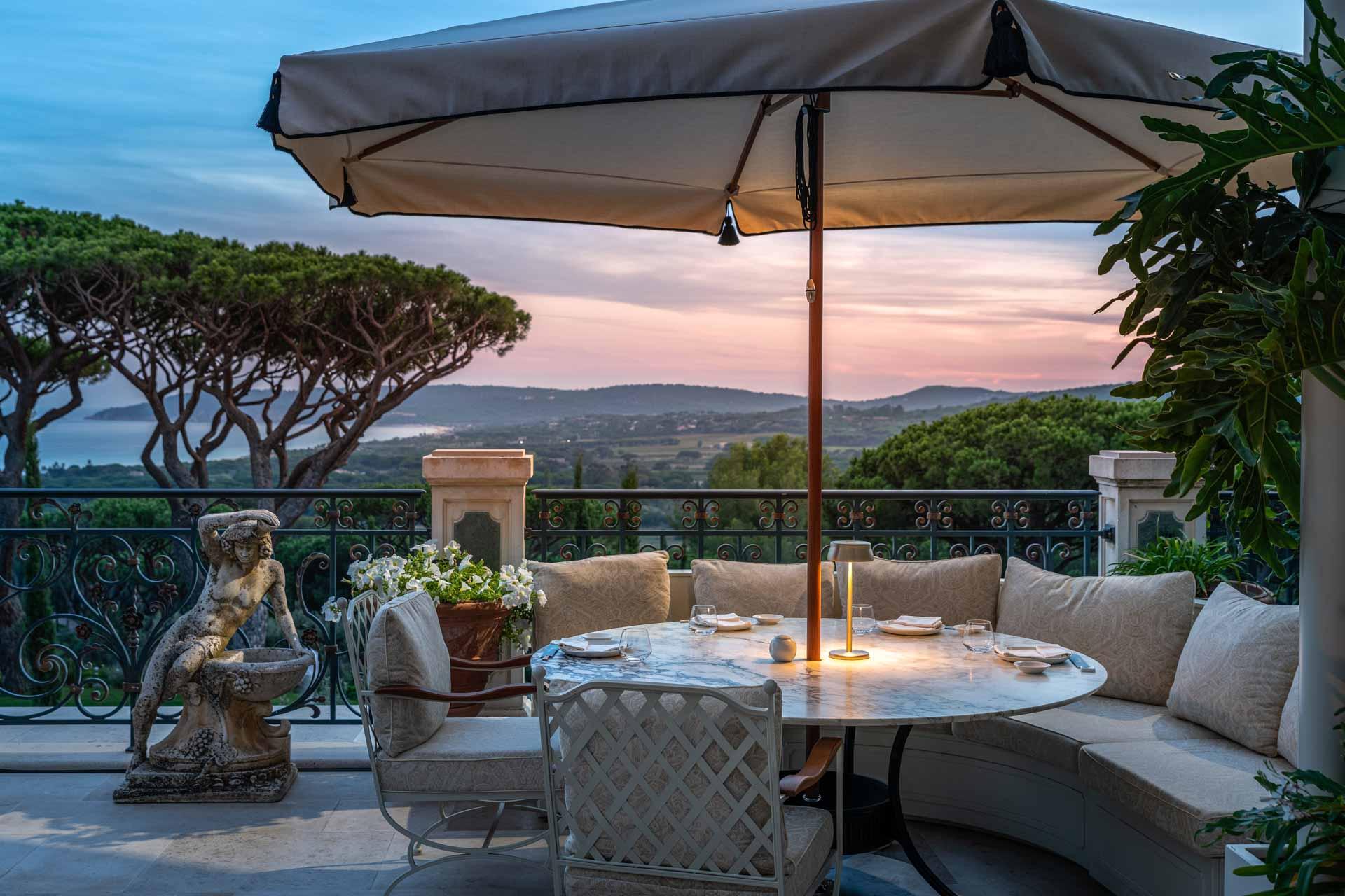 Airelles Saint-Tropez, Château de la Messardière  Matsuhisa Saint-Tropez © Studio Chevojon