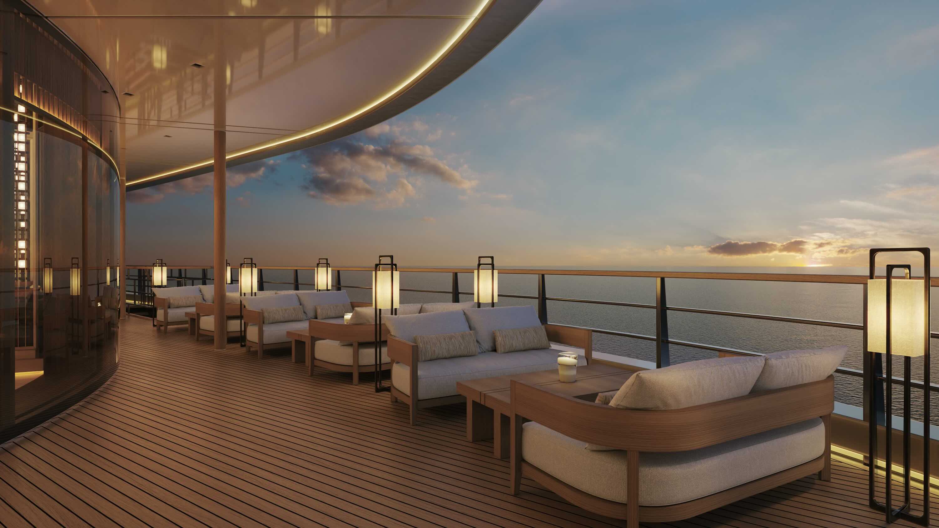 Le Jazz Bar de la croisière de luxe © Sinot