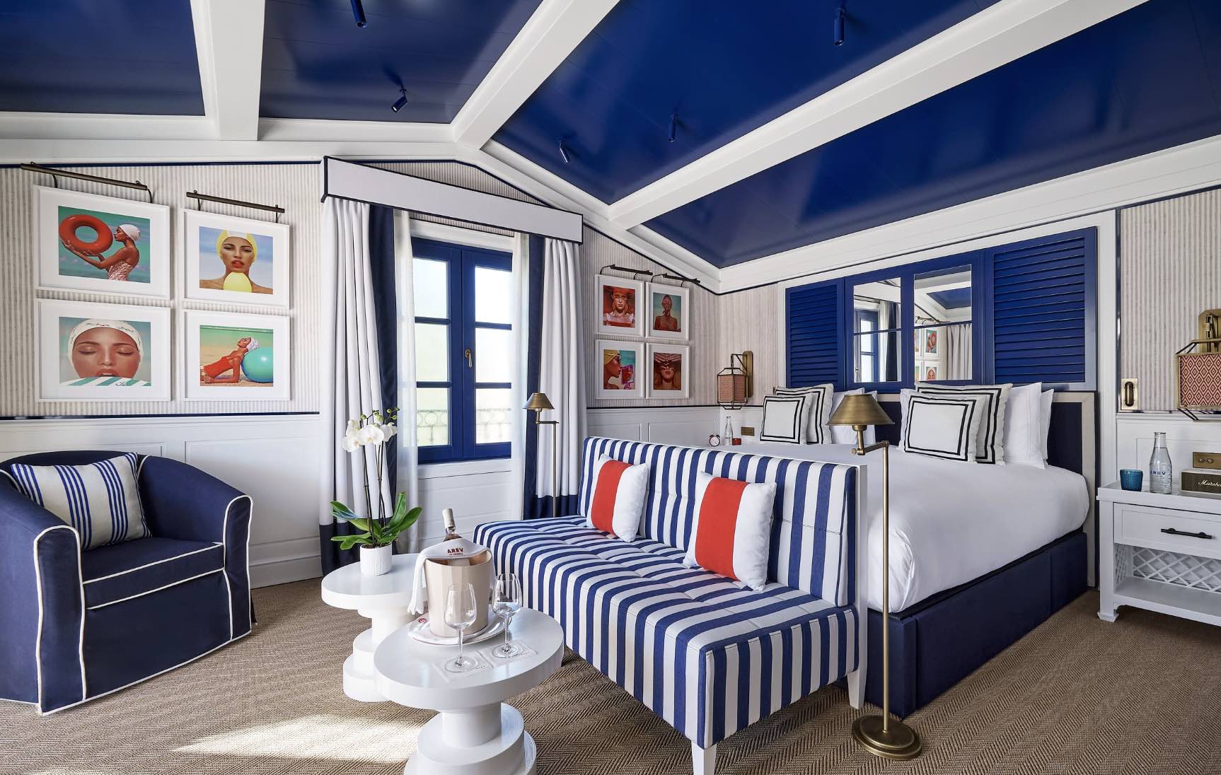 Une des chambres de l’hôtel © Arev Saint-Tropez Une des chambres de l’hôtel © Arev Saint-Tropez