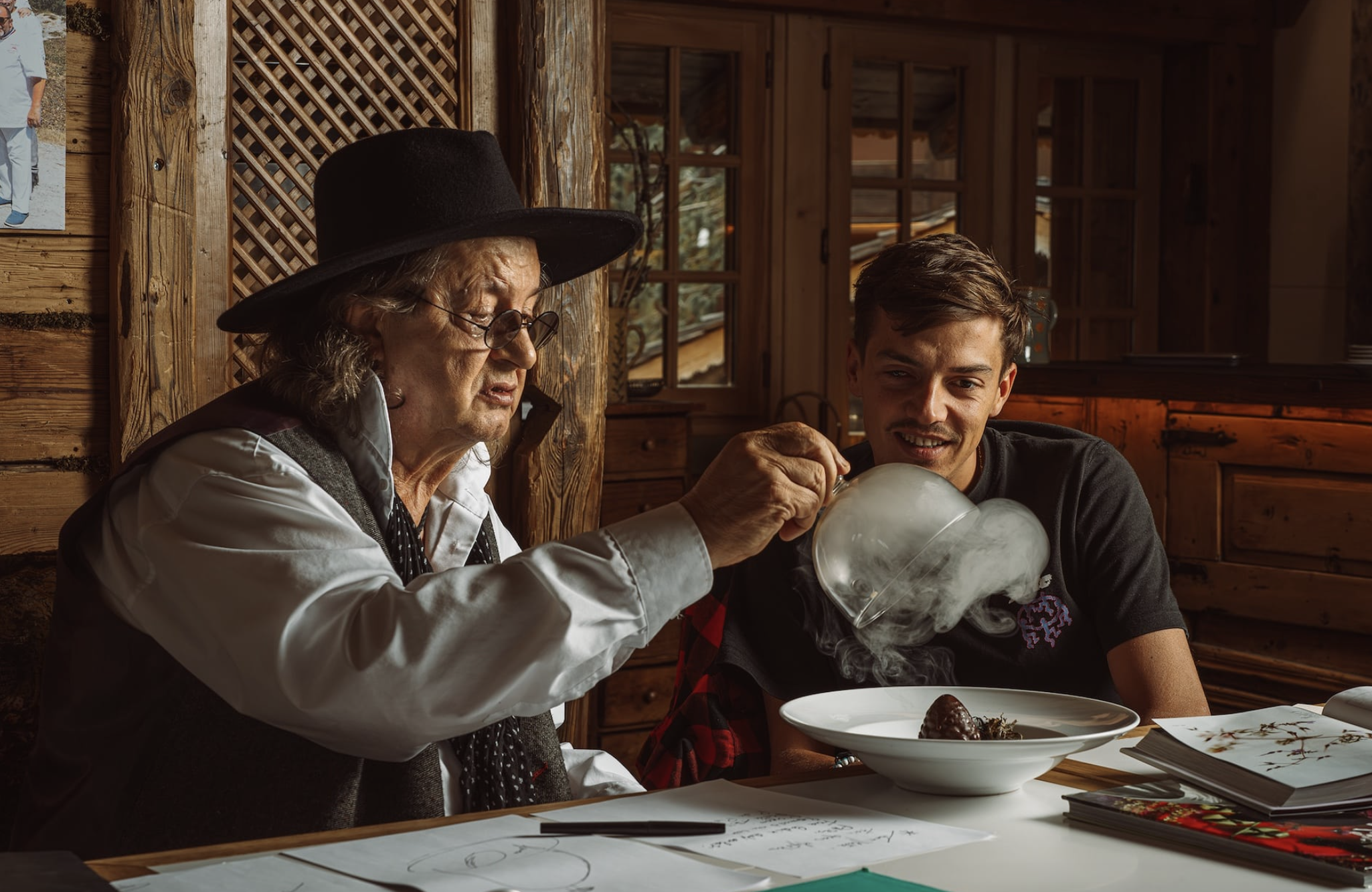 Marc Veyrat & Mallory Gabsi