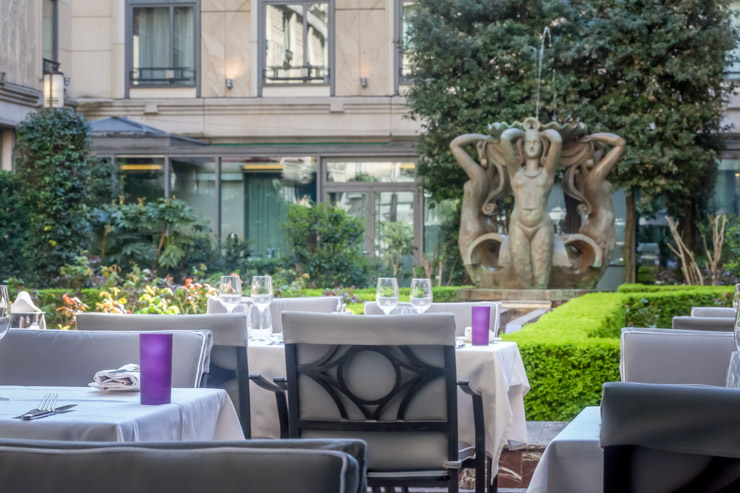 La fontaine de l’Hôtel du Collectionneur