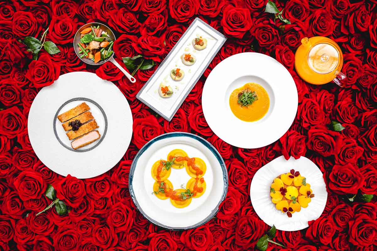 Menu Saint-Valentin 2021 par Simone Zanoni au Four Seasons George V © DR