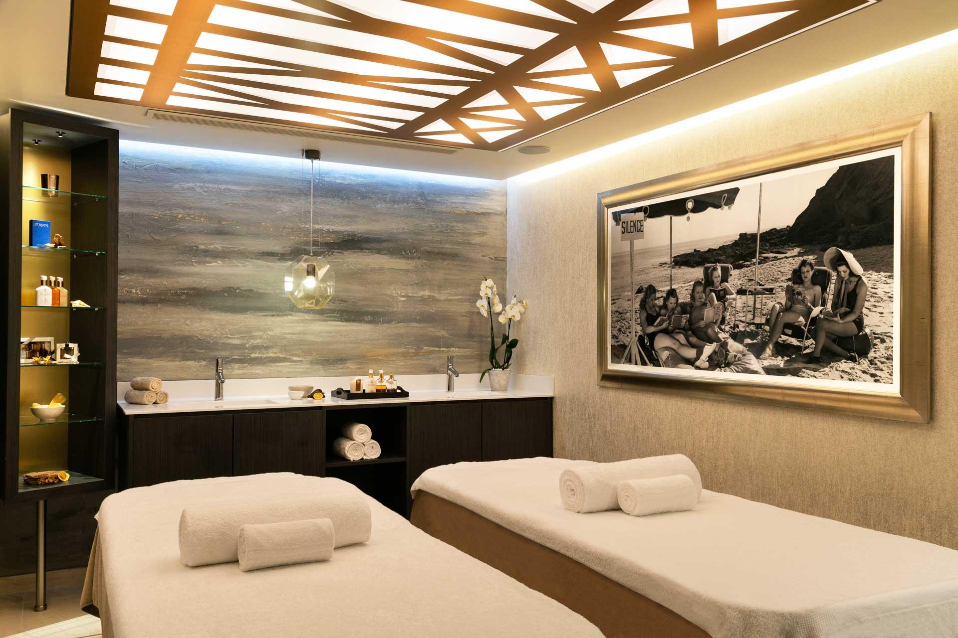 Les cabines de soin de l’hôtel spa 