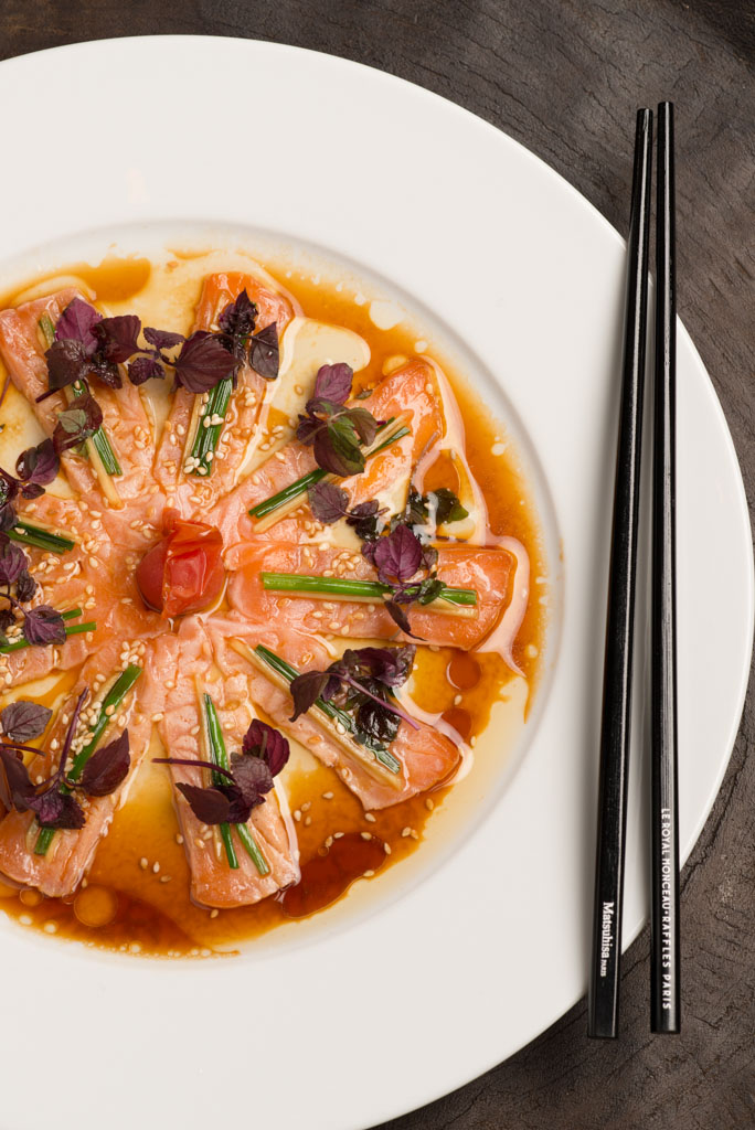 Matsuhisa Paris - Salmon new style sashimi - ©P.O. DeschampsVU.jpg 