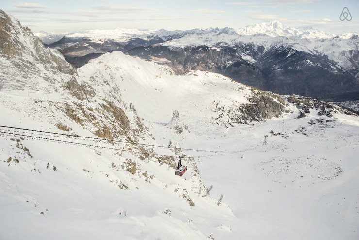 La Saulire, point culminant de la station de Courchevel.