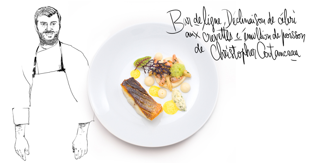 Le plat de Christopher Coutanceau pour la box MoiChef spéciale Saint-Valentin