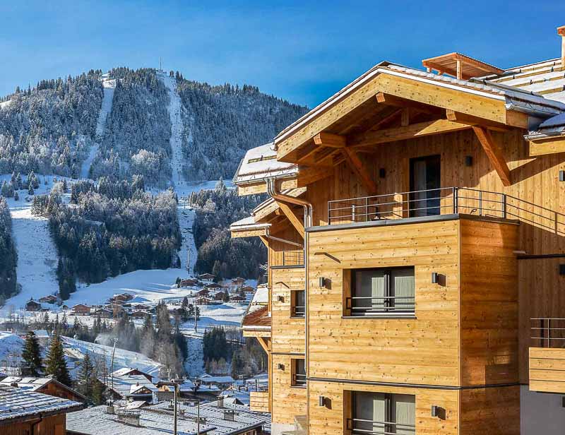 St-Alban Hôtel & Spa, La Clusaz - Façade © Fabrice Rambert