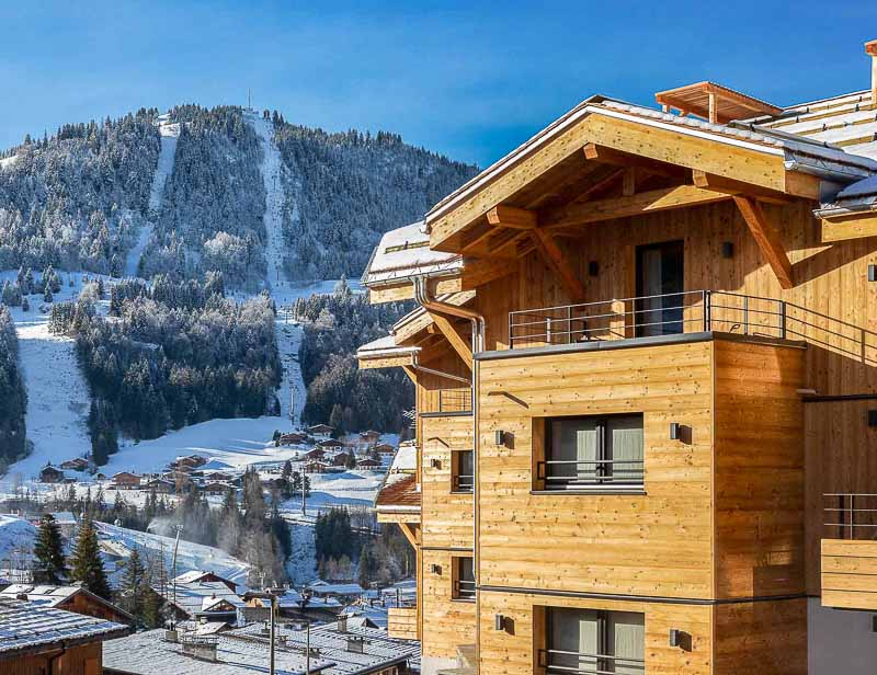 St-Alban Hôtel & Spa, La Clusaz - Façade © Fabrice Rambert