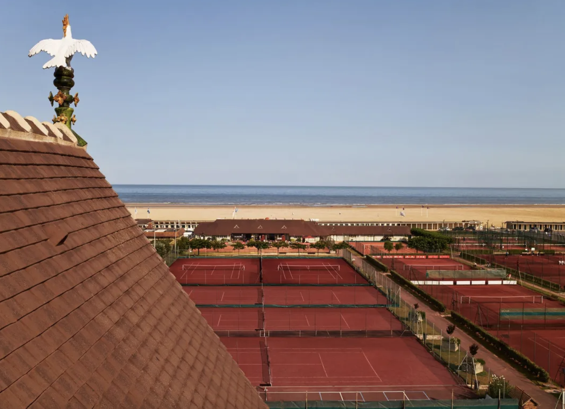 Les courts de tennis à Deauville © Barrière
