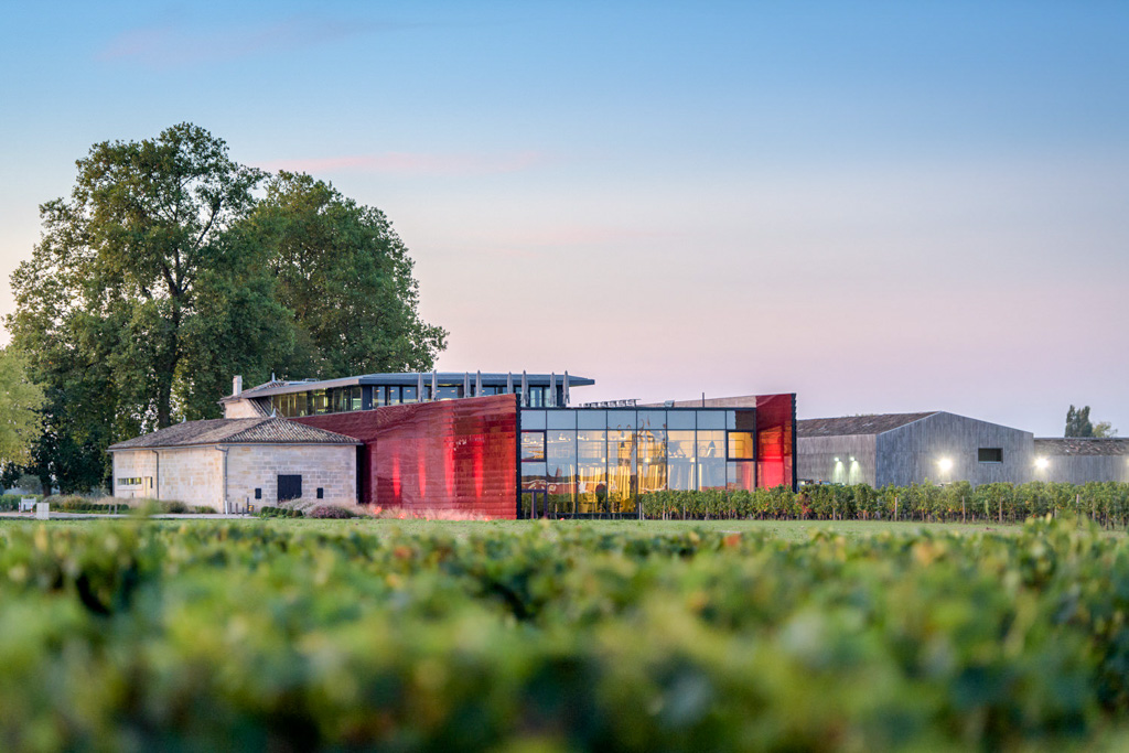 Le Château La Dominique et son chai imaginé par Jean Nouvel © #bb photography