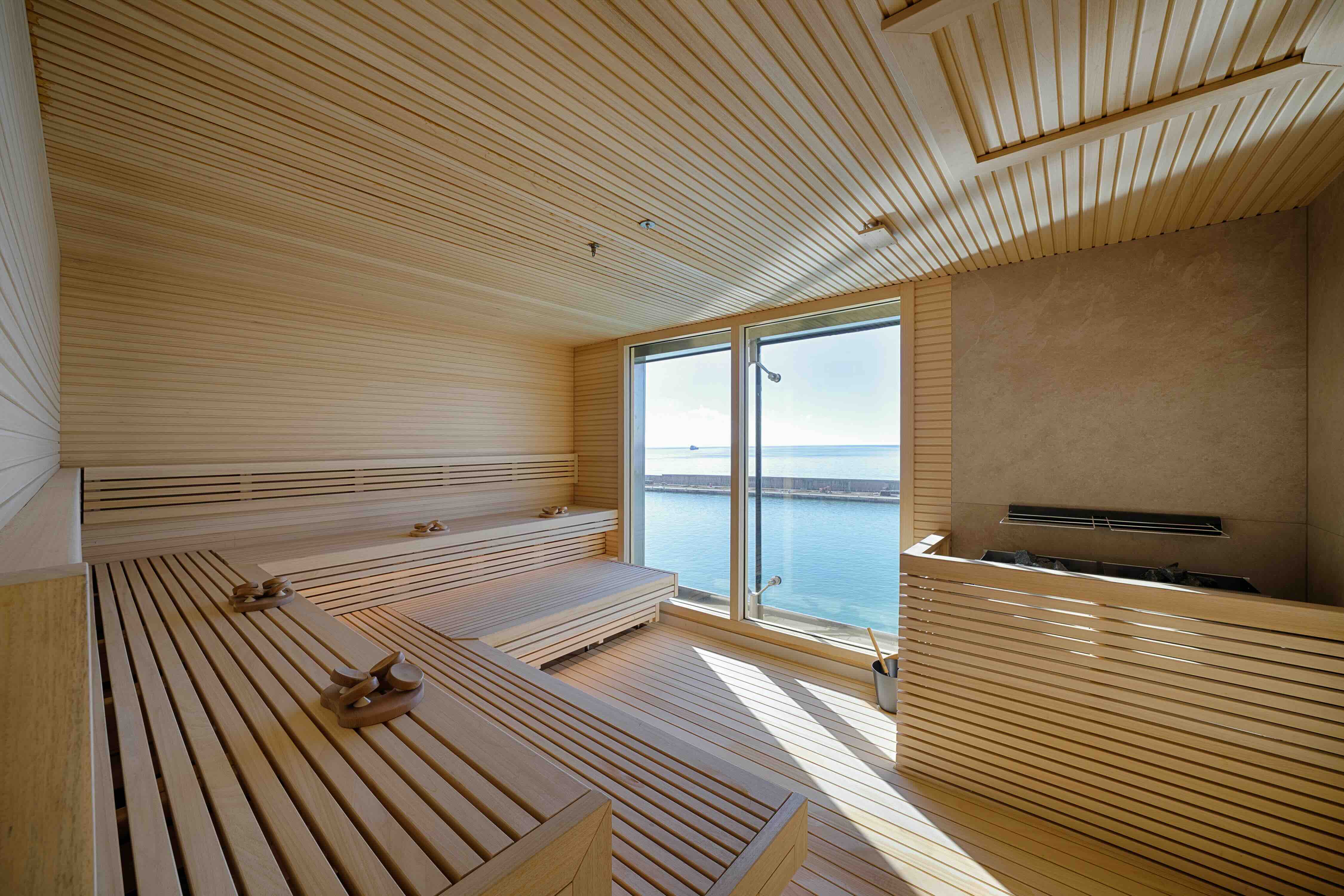 Le spa avec sauna du navire MSC Magnifica © MSC Croisières SA Le spa avec sauna du navire MSC Magnifica © MSC Croisières SA