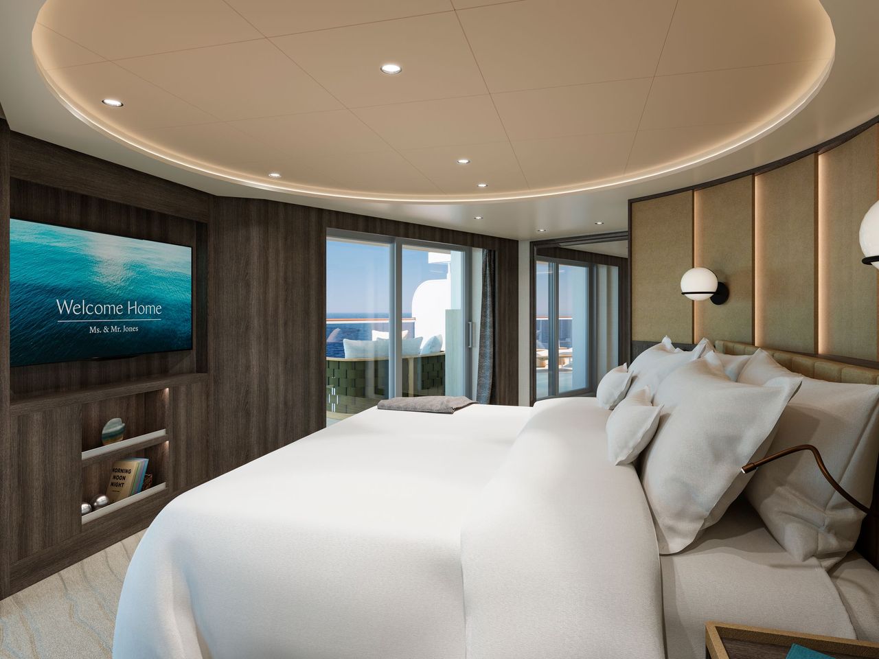 Une suite dans le paquebot © Explora Journeys 