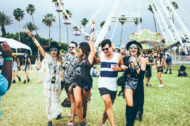 Festivaliers trendy, Coachella 