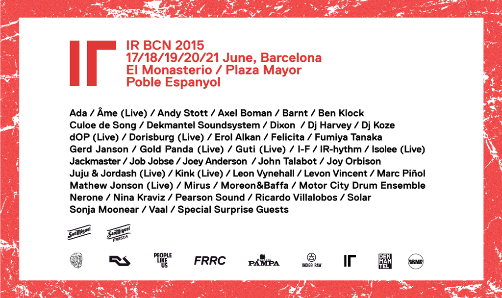 IR BCN 2015 - Line-up