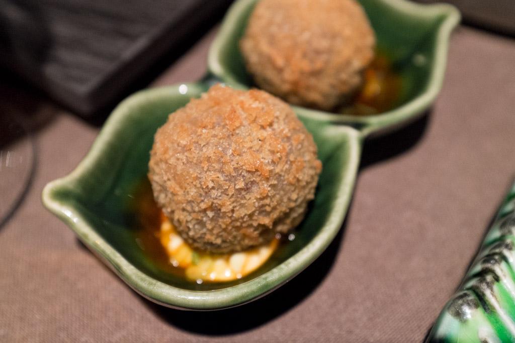 Croquettes de thon «sukiyaki».