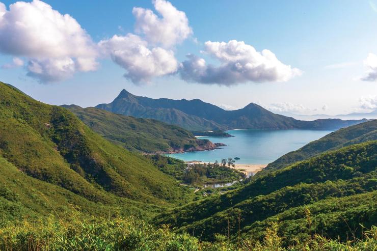 La vue sur la plage de Long Ke Wan depuis Biu Tsim Kok vaut l’ascension 
