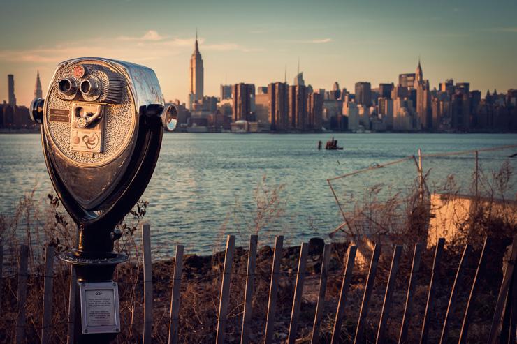 La skyline de Manhattan vue depuis Brooklyn