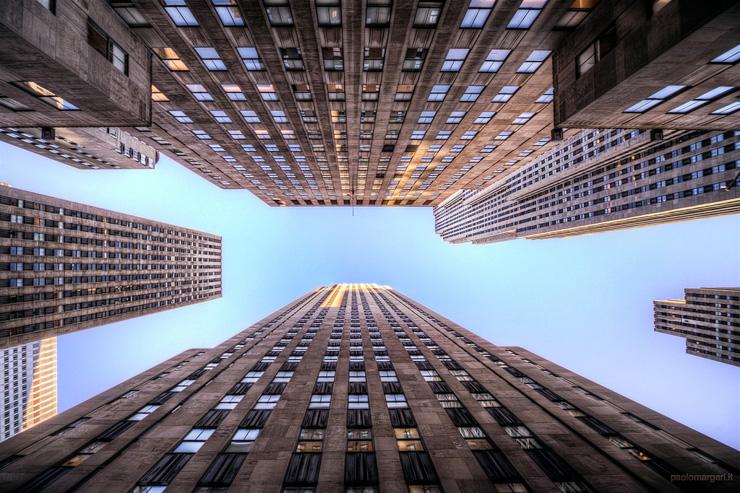 Contreplongée au Rockefeller Center