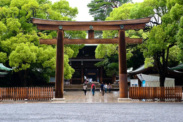Entrée du sanctuaire Meiji-jingū