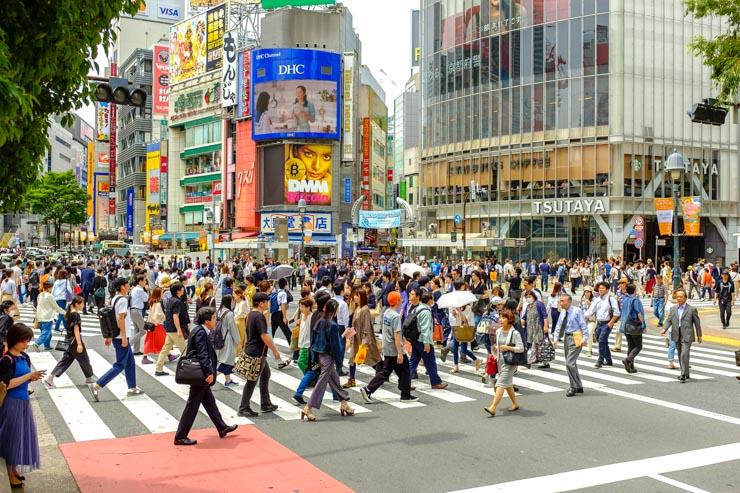 Le mythique carrefour de Shibuya © Martjin Baudoin