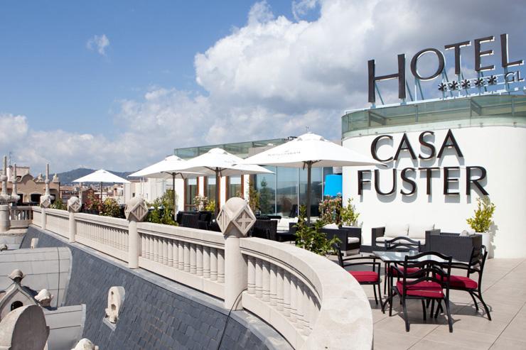 Mirador del Paseo au Casa Fuster - Sur le toit de l'hôtel