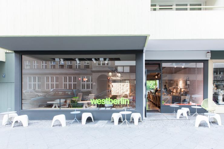 Westberlin coffeebar & mediashop - Façade extérieure du café