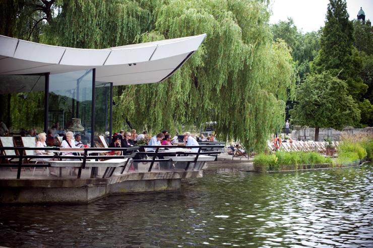 Serpentine Bar & Kitchen - Le café devant le Serpentine Lake