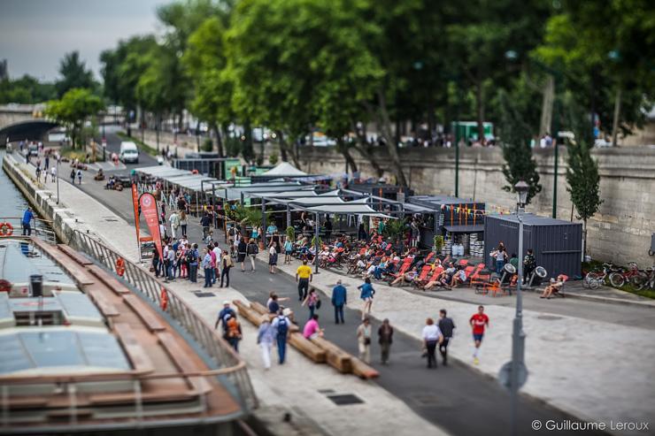 La terrasse du Flow sur les Berges en 2013