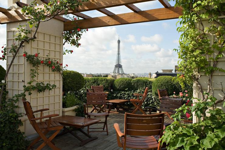 Terrasse de l'Hôtel Raphaël