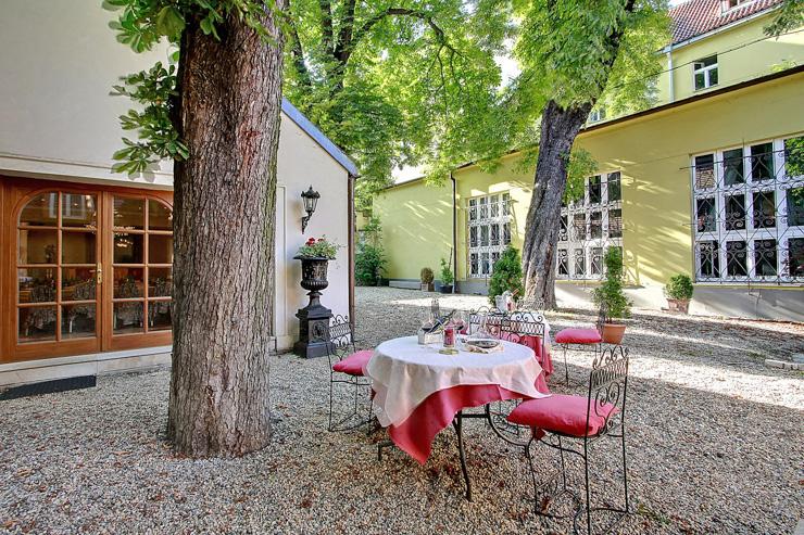 La jolie terrasse du Barocco Veneziano Café