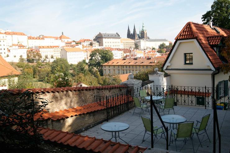 La terrasse du Garden Café Taussig