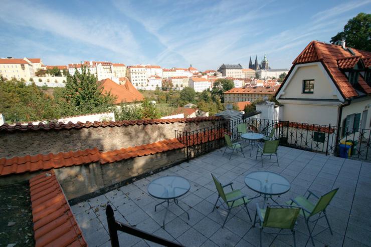 La terrasse du Garden Café Taussig