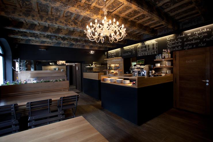 Cukr Kava Limonada - Le café et son fameux plafond peint